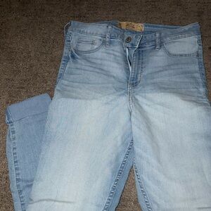 Hollister Women's Light Blue Skinny Jeans